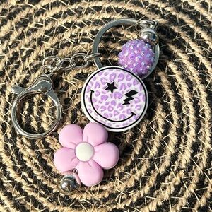 Smiley Face Keychain